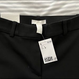 Size 6 Solid Black Slacks. BRAND NEW!